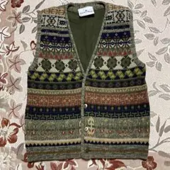 ニュージーランド製メンズニットベスト