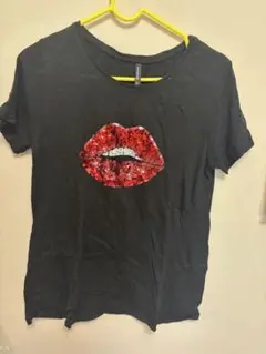 ストラディバリウス　スパンコール　tシャツ Lサイズ