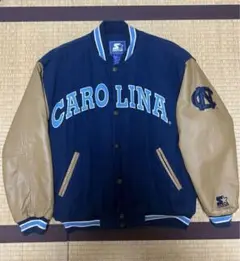 ノースカロライナ　スタジャン　jh design JH design リバーシブルノースカロライナスタジャンターヒールズ