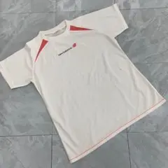 New Balance ロゴ入り ラグランスリーブTシャツ ホワイト Mサイズ
