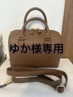 新品未使用品 UNIQLO レザータッチ 2way ボストンバッグ