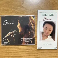 Sincereシンシア/ ライブ　コンヴェンション、フィール　ミー　CD2枚