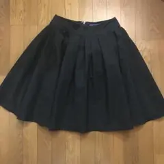 エムズグレイシースカート黒タフタ40