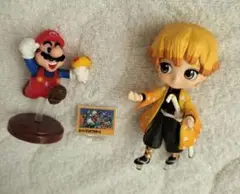 マリオと鬼滅の刃善逸フィギュアセット