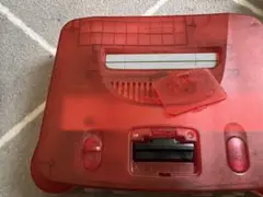 NINTENDO64 本体 クリアレッド