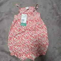 H&M 花柄ロンパース 12-18M