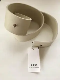 【美品】 A.P.C. ハラコ レザー ベルト フランス製 MAISON BOINET/メゾンボワネ》ハラコ レザーベルト フランス製