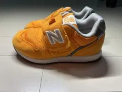 ※クリーニング済みニューバランス996 スニーカー 15.5cm オレンジキッズ