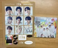 timelesz FAM 初回限定盤B トレカ・初回特典・プレイリストカード付き