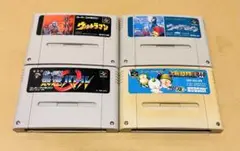 【スーパーファミコンソフト4本セット・任天堂・ファミコン】dai
