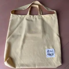KALDI エコバッグ イエロー