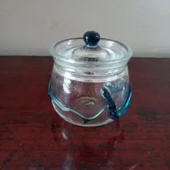 星耕硝子 蓋つき入れ物