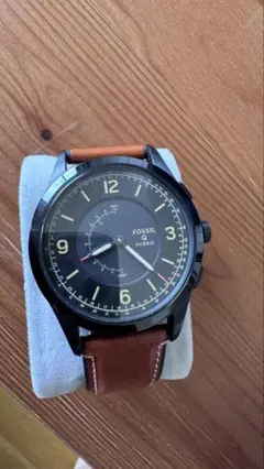 FOSSIL HYBRID アナログ時計 レザー