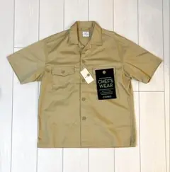 coen シェフシャツ ベージュ M