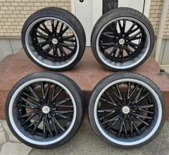 Kazu WORKバルムンクBG1-LV サイズ20✖️8.5 ➕38 WORKバルムンクBG1-LV サイズ20✖️8.5 ➕38 アル リムオーバー