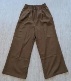 earth music ecologyキャメル ワイドパンツ Mサイズ