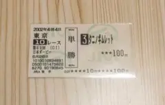 【現地】第69回日本ダービー　タニノギムレット