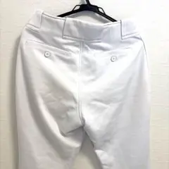 値下げ❣️ホワイト スリムフィット ユニフォームパンツ　野球ソフト