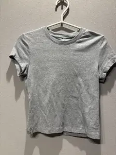 【ユニクロ】半袖ミニTシャツ グレー ホワイト 2色セット
