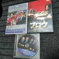 洋画DVD3枚セット　『ブロウ』『リプレイスメント』『スペースカウボーイ』