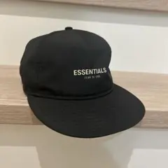 ESSENTIALS FEAR OF GOD 黒キャップ S/M