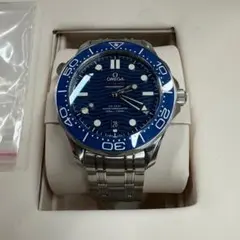 OMEGA 自動巻き 腕時計 青
