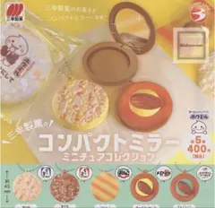 三幸製菓のコンパクトミラー ミニチュアコレクション