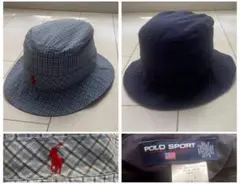 美品 90s polo sport ポロスポーツ ラルフローレン hat ハット