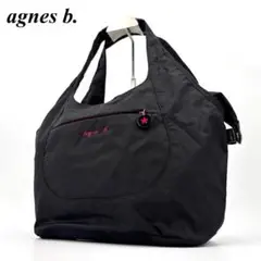 ⭐︎美品⭐︎ agnes b. アニエスベー トートバッグ ナイロン ブラック