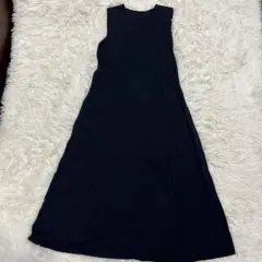 8/11までUNIQLO ユニクロ ハナタジマロングフレアワンピースノースリーブ