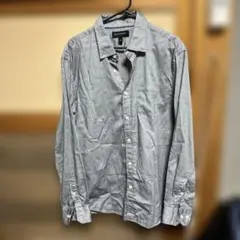 BANANA REPUBLIC バナナリパブリック 長袖 シャツ L グレー