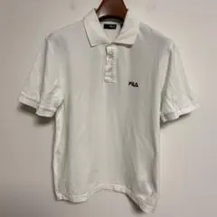 FILA フィラ ホワイト ポロシャツ S（M相当）