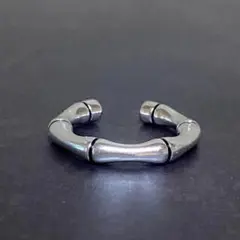 シルバー925 バンブーリング 調節可 メキシカンジュエリー ヴィンテージ