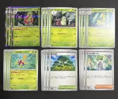 活力の森 メガニウム ベイリーフ チコリータ など　進化ライン デッキパーツ