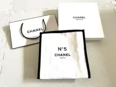 新品未使用!CHANEL 顧客限定品 ノベルティ ポーチ ロゴ コットン 白黒