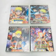 PS3 ソフトNARUTO ナルティメットストーム他 4本 セット