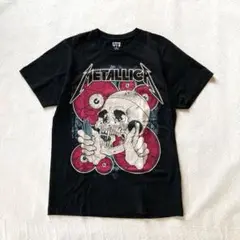 【UNIQLO】METALLICA スカルデザイン Tシャツ ブラック M