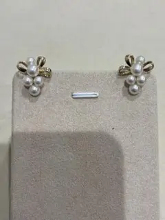 ミキモト MIKIMOTO ピアス あこやパール 14k