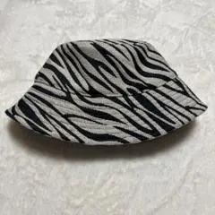 ゼブラ柄 バケットハット