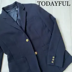 TODAYFUL 金ブレ テイラージャケット 秋服 シンプルジャケット ブレザー