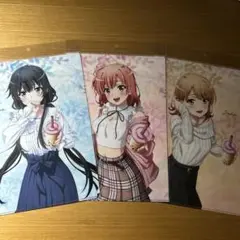 俺ガイル クリアファイル 計3枚 雪ノ下雪乃 由比ヶ浜結衣 一色いろは
