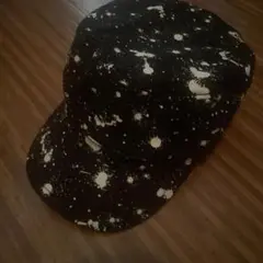ニューエラ　キャップ　総柄　ブラック　ホワイト　62.5cm