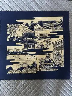 レア　非売品風呂敷　東京　上野浅草大風呂敷　雷門　パンダ 三社祭　不忍池　酉の市