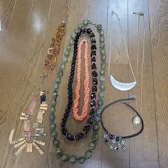 ビーズネックレス他6セット