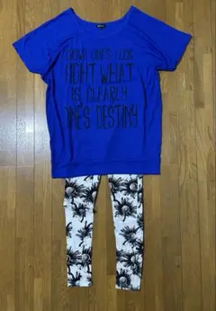 Tシャツ レギンス セットアップ ルームウェア