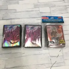 c697 遊戯王 ブラッドローズドラゴン×２　不動遊星　スリーブまとめて