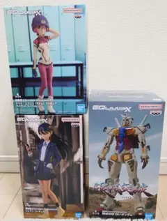機動戦士ガンダム ジークアクス 白いガンダム・マチュ・ニャアン セット
