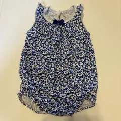 PETIT BATEAU プチバトー　花柄　ロンパース 6m 60 木の実