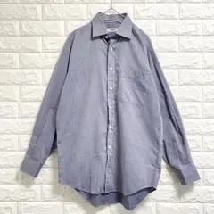 D'URBAN ダーバン 長袖シャツ ワイシャツ 無地 コットン100%