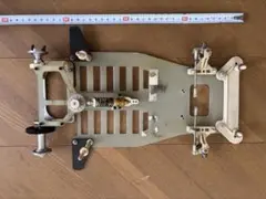 【値下げ/新品未開封】アソシRC10用カーボンコンポジット スキッド付シャーシ 1/10 rcカー用カーボンファイバーシャーシフレーム,2ピース